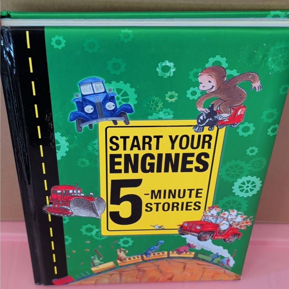 Start Your Engines 5-Minute Stories Illustrated Hardcover Ages 4-8 (English)